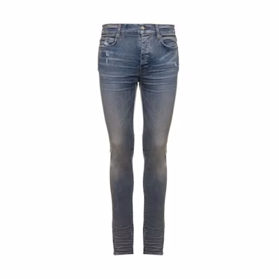 AMIRI Distressed Skinny Jeans Blue Fall Collection PXMD002408