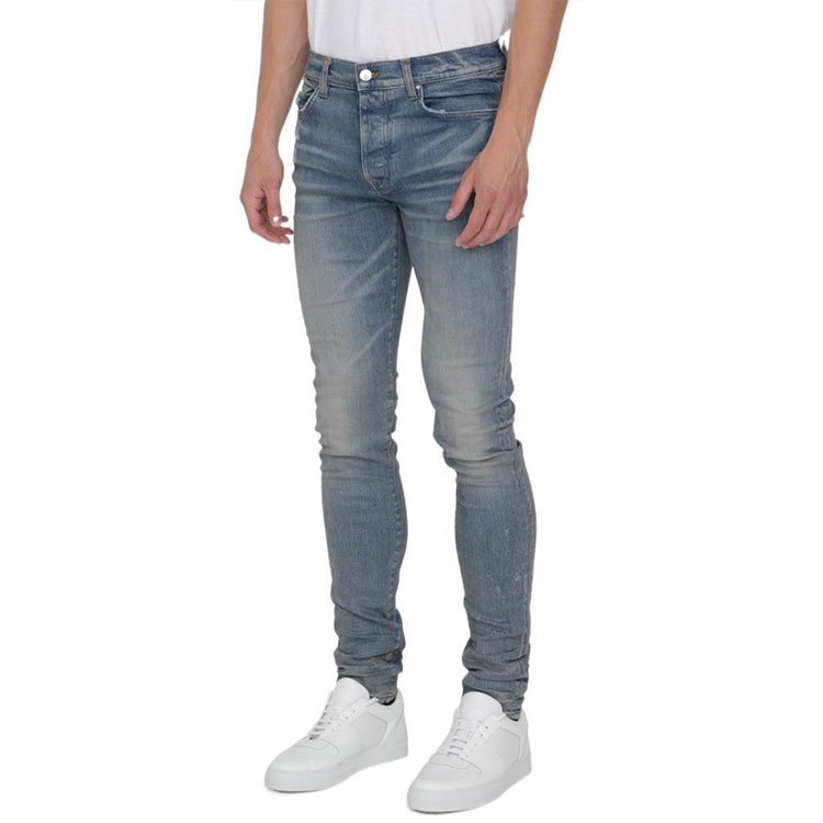 AMIRI Distressed Skinny Jeans Blue  Fall Collection PXMD002408 圖 7