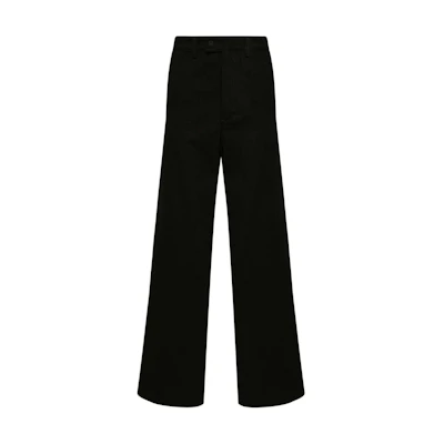 AMIRI Embroidered Logo Patch Wide-Leg Trousers Men’s Black. PS24MAW026-001