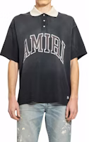 AMIRI Embroidered Oversized Polo Shirt Men’s Black Short Sleeve AMJYPO1004-001 AMIRI Embroidered Oversized Polo Shirt Men’s Black Short Sleeve AMJYPO1004-001
