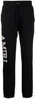 AMIRI FW21 Black Logo Print Knit Sweatpants MJSP018-001 AMIRI FW21 Black Logo Print Knit Sweatpants MJSP018-001