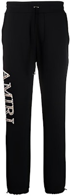 AMIRI FW21 Celana Sweatpants Rajut Logo Hitam. MJSP018-001 Buy AMIRI FW21 Celana Sweatpants Rajut Logo Hitam. MJSP018-001