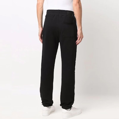 AMIRI FW21 Celana Sweatpants Rajut Logo Hitam. MJSP018-001 Shop AMIRI FW21 Celana Sweatpants Rajut Logo Hitam. MJSP018-001