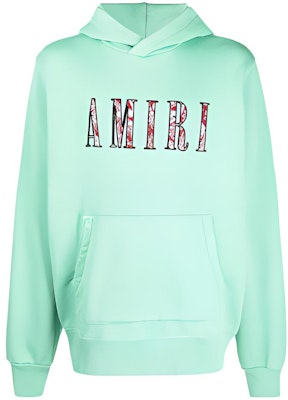 AMIRI FW21 綠色刺繡Logo連帽衫。 MJGH014-350 Buy AMIRI FW21 綠色刺繡Logo連帽衫。 MJGH014-350