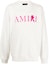 Order AMIRI FW21 白色logo印花寬鬆版圓領衛衣 MJGC011-131