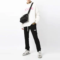 Lookbook AMIRI FW21 白色logo印花寬鬆版圓領衛衣 MJGC011-131