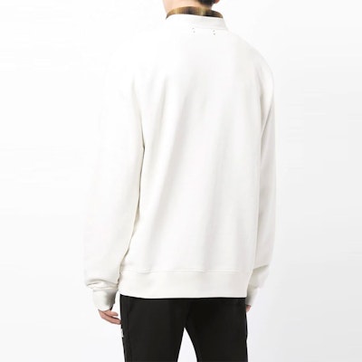 AMIRI FW21 白色logo印花寬鬆版圓領衛衣 MJGC011-131 Shop AMIRI FW21 白色logo印花寬鬆版圓領衛衣 MJGC011-131