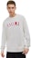 Details for AMIRI FW21 白色logo印花寬鬆版圓領衛衣 MJGC011-131