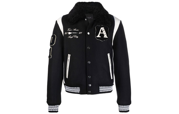 AMIRI FW21 Always On Point Black Collared Jacket MOS043-001