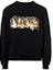 Order AMIRI FW21 Logo Embroidered Crewneck Oversized Sweatshirt Black MJGC009-001