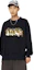 Lookbook AMIRI FW21 Logo Embroidered Crewneck Oversized Sweatshirt Black MJGC009-001