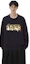 Purchase AMIRI FW21 Logo Embroidered Crewneck Oversized Sweatshirt Black MJGC009-001