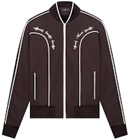 AMIRI FW21 Logo Letter Print Brown Jacket for Men MOS024-210 AMIRI FW21 Logo Letter Print Brown Jacket for Men MOS024-210