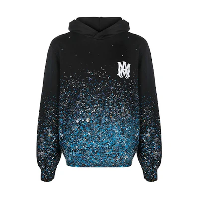 AMIRI FW21 Logo Print Long Sleeve Hoodie Black MJLH004-001