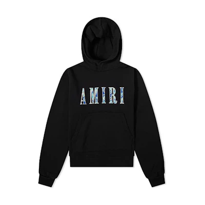 AMIRI FW21 Logo Pullover Hoodie Black MJGH014-001