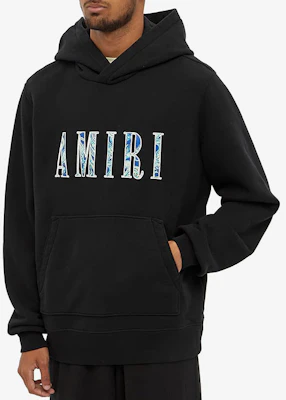 AMIRI FW21 Logo Pullover Hoodie Black MJGH014-001 Lookbook AMIRI FW21 Logo Pullover Hoodie Black MJGH014-001