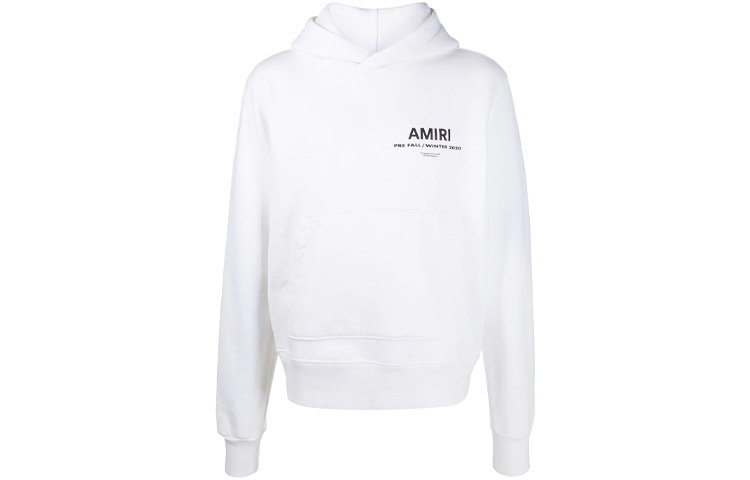 AMIRI FW21 Oversized Letter Logo Sweatshirt White F0M02206TE-WHITE