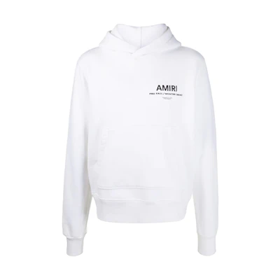 AMIRI FW21 Oversized Letter Logo Sweatshirt White F0M02206TE-WHITE