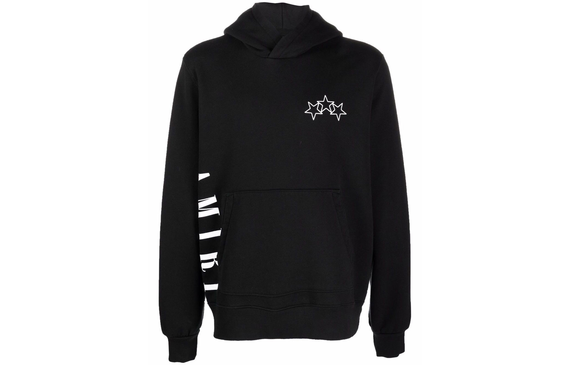 AMIRI FW21 Star Print Logo Hoodie Black () MJGH72-001