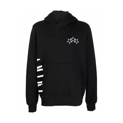 AMIRI FW21 Star Print Logo Hoodie Black () MJGH72-001