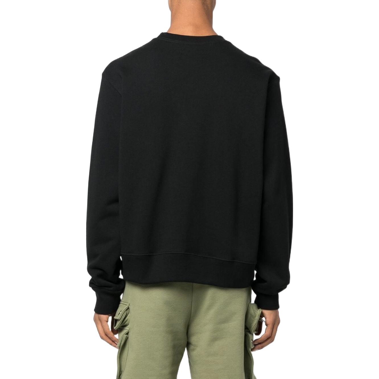 Purchase AMIRI FW22 Black Logo Crewneck Lengan Panjang Sweater. AW22MJL004009