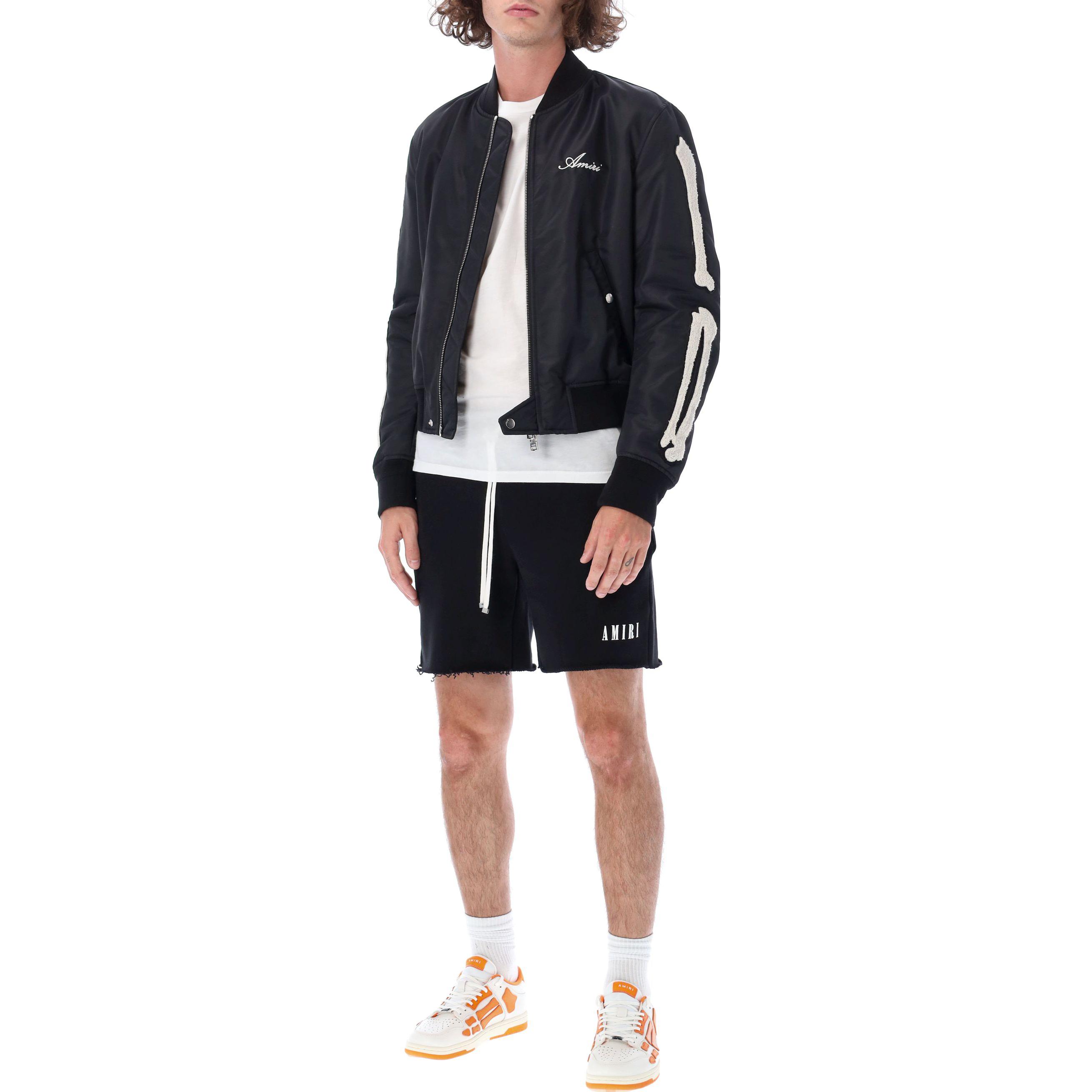 Lookbook AMIRI FW22 黑色標誌棒球外套秋季系列 PF22MOS008NS-001