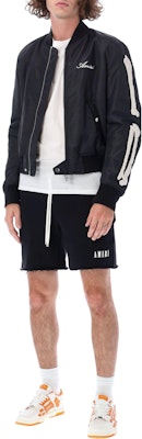 AMIRI FW22 黑色標誌棒球外套秋季系列 PF22MOS008NS-001 Lookbook AMIRI FW22 黑色標誌棒球外套秋季系列 PF22MOS008NS-001