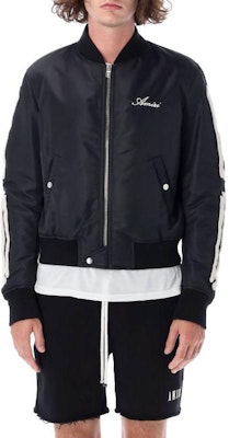 AMIRI FW22 黑色標誌棒球外套秋季系列 PF22MOS008NS-001 Shop AMIRI FW22 黑色標誌棒球外套秋季系列 PF22MOS008NS-001