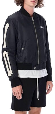 AMIRI FW22 黑色標誌棒球外套秋季系列 PF22MOS008NS-001 Details for AMIRI FW22 黑色標誌棒球外套秋季系列 PF22MOS008NS-001