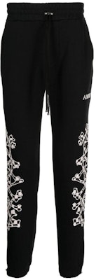 AMIRI FW22 黑色側標直筒抽繩針織運動長褲 AW22MJG015-001 Order AMIRI FW22 黑色側標直筒抽繩針織運動長褲 AW22MJG015-001