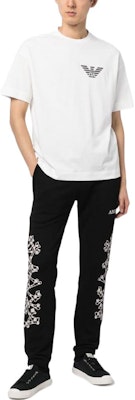 AMIRI FW22 黑色側標直筒抽繩針織運動長褲 AW22MJG015-001 Lookbook AMIRI FW22 黑色側標直筒抽繩針織運動長褲 AW22MJG015-001