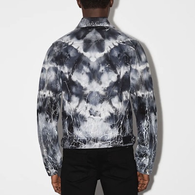 AMIRI FW22 黑色紮染牛仔外套附鈕扣與領款式 PS23MDT008-001 Shop AMIRI FW22 黑色紮染牛仔外套附鈕扣與領款式 PS23MDT008-001