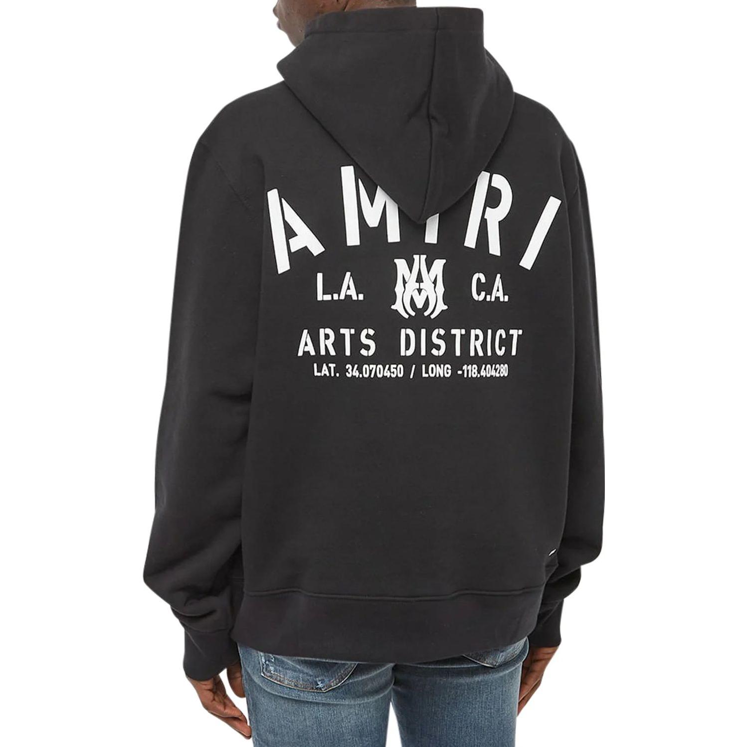 Purchase AMIRI FW22 黑色寬鬆版大Logo印花連帽上衣. PF22MJH034001