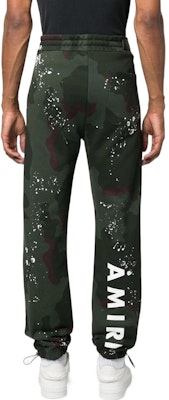 AMIRI FW22 印花綁帶低腰慢跑褲 深綠色 PF22MJL046-901 Purchase AMIRI FW22 印花綁帶低腰慢跑褲 深綠色 PF22MJL046-901