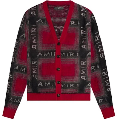 AMIRI 秋冬22 紅色V領長袖馬海毛開襟毛衣. AW22MKC012-610 Buy AMIRI 秋冬22 紅色V領長袖馬海毛開襟毛衣. AW22MKC012-610