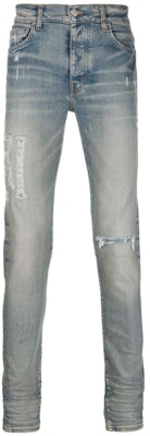 AMIRI FW22 刺繡標誌修身藍色牛仔褲 PS23MDS007-408 Order AMIRI FW22 刺繡標誌修身藍色牛仔褲 PS23MDS007-408