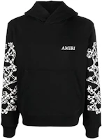 AMIRI FW22 Black Hoodie with Logo Graphic Print AW22MJG020 AMIRI FW22 Black Hoodie with Logo Graphic Print AW22MJG020