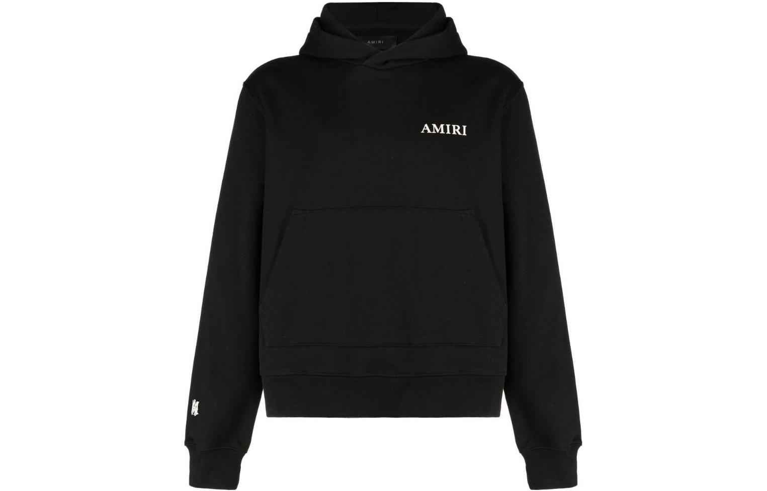 AMIRI FW22 Black Logo Print Hoodie MJL011001-001
