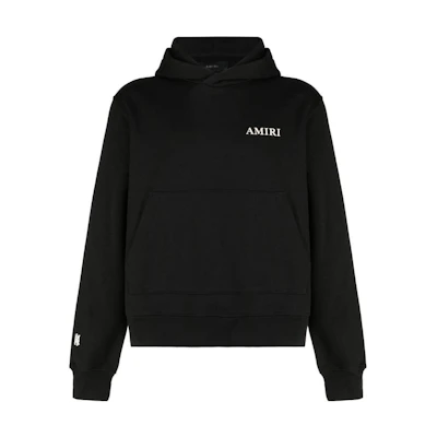 AMIRI FW22 Black Logo Print Hoodie MJL011001-001