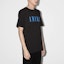 Purchase AMIRI FW22 黑色T恤藍色字母印花休閒短袖T恤 PS23MJL016-001