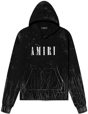 AMIRI FW22 Cracked Logo Print Hoodie Black Men’s PS23MJL024-001 Order AMIRI FW22 Cracked Logo Print Hoodie Black Men’s PS23MJL024-001