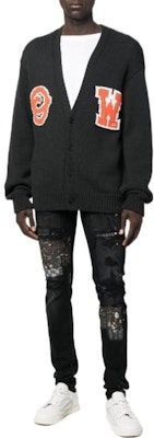 AMIRI FW22 男士黑色破壞修身牛仔褲 AW22MDS009-023 Lookbook AMIRI FW22 男士黑色破壞修身牛仔褲 AW22MDS009-023