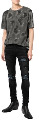 AMIRI FW22 Seluar Skinny Lelaki Hitam Distressed. AW22MDS012023 Lookbook AMIRI FW22 Seluar Skinny Lelaki Hitam Distressed. AW22MDS012023