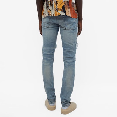 AMIRI FW22 Vaqueros Ajustados Desgastados Slim Fit Azul PS22MDS150-408 Shop AMIRI FW22 Vaqueros Ajustados Desgastados Slim Fit Azul PS22MDS150-408
