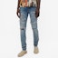 Purchase AMIRI FW22 Vaqueros Ajustados Desgastados Slim Fit Azul PS22MDS150-408