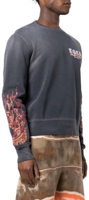 AMIRI FW22 男款刺繡火焰灰色長袖套頭衫。 ps22mjg030 Purchase AMIRI FW22 男款刺繡火焰灰色長袖套頭衫。 ps22mjg030