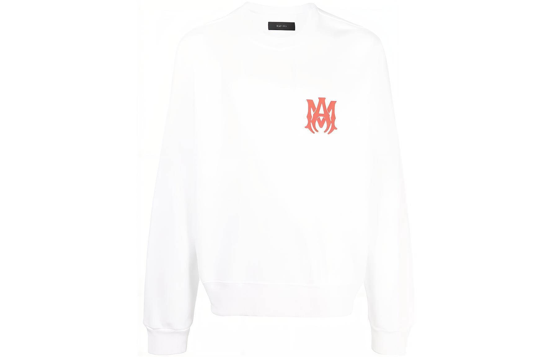 AMIRI FW22 Logo Print Casual Sweatshirt White AW22MJL005-124