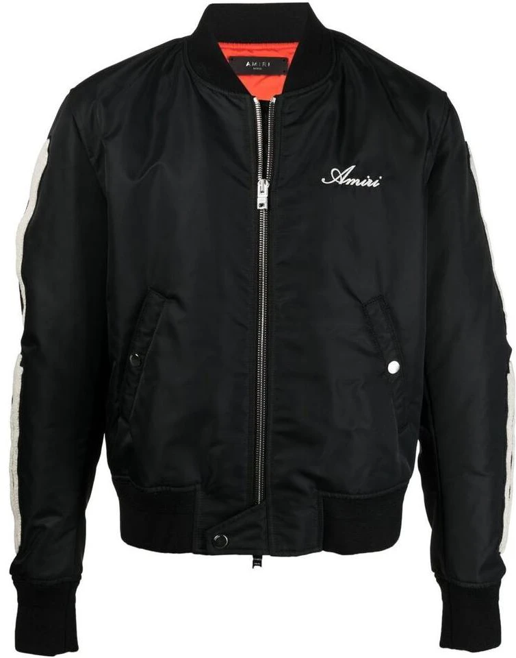 amiri-fw-22-padded-nylon-zip-jacket-black-fall-collection-mos-008001