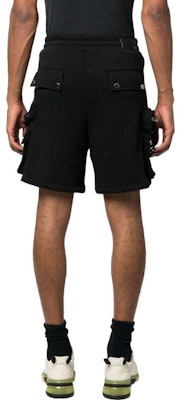 AMIRI FW22 ソリッド エラスティック ドローストリング ストレート ショーツ ブラック メンズ PF22MJP003-001 Shop AMIRI FW22 ソリッド エラスティック ドローストリング ストレート ショーツ ブラック メンズ PF22MJP003-001