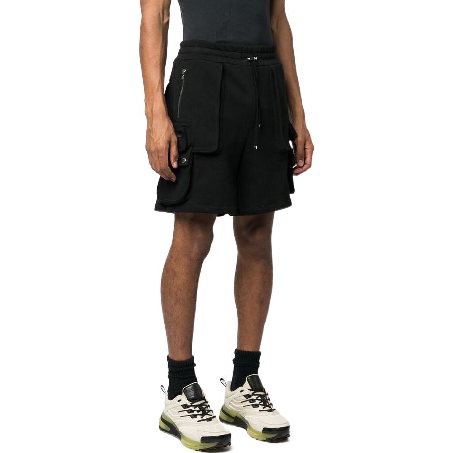 Purchase AMIRI FW22 ソリッド エラスティック ドローストリング ストレート ショーツ ブラック メンズ PF22MJP003-001